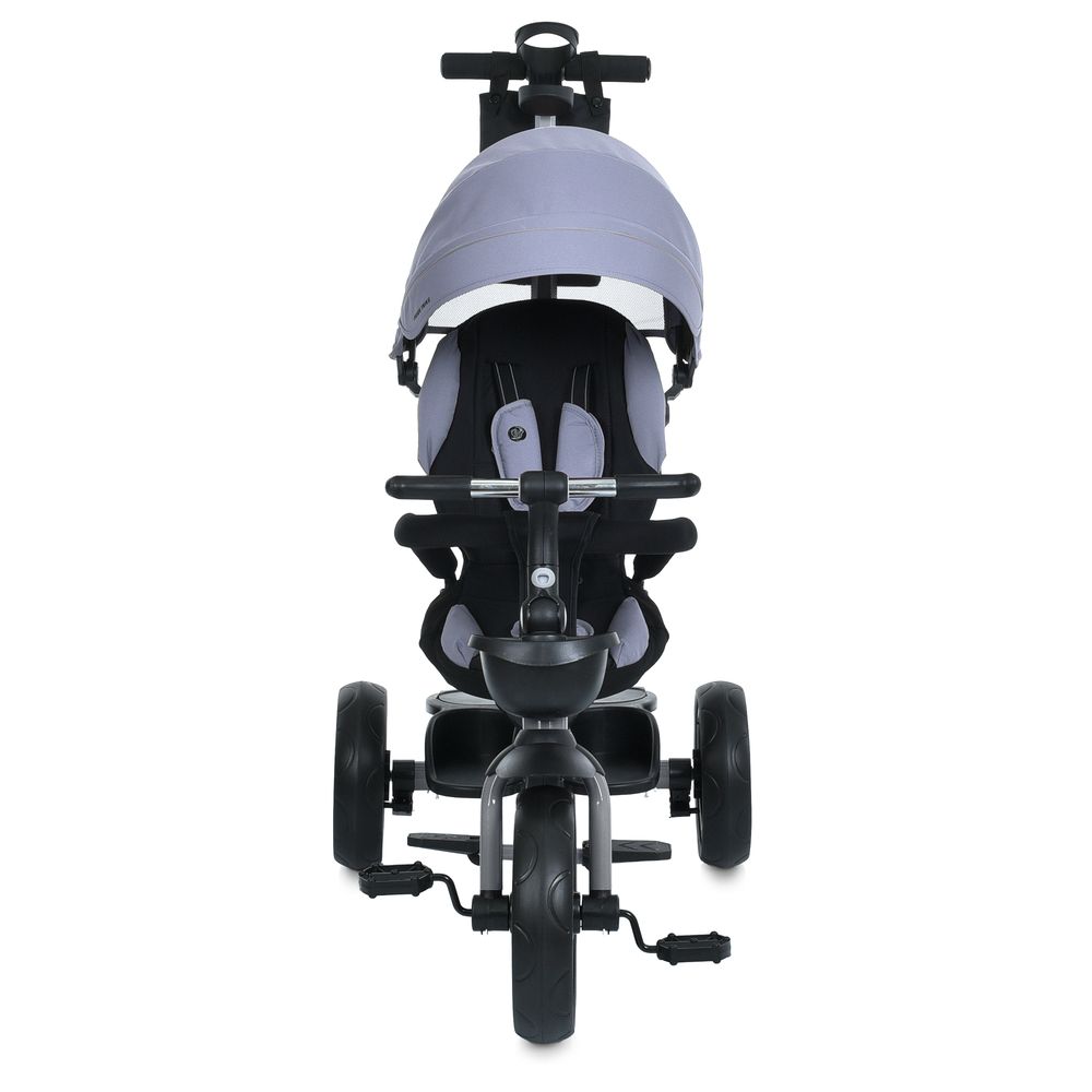 Turbo Trike MT 1001-1 - дитячий триколісний велосипед з батьківською ручкою (від 1.5 до 3 років), поворотне сидіння, колеса EVA • Smart Grey