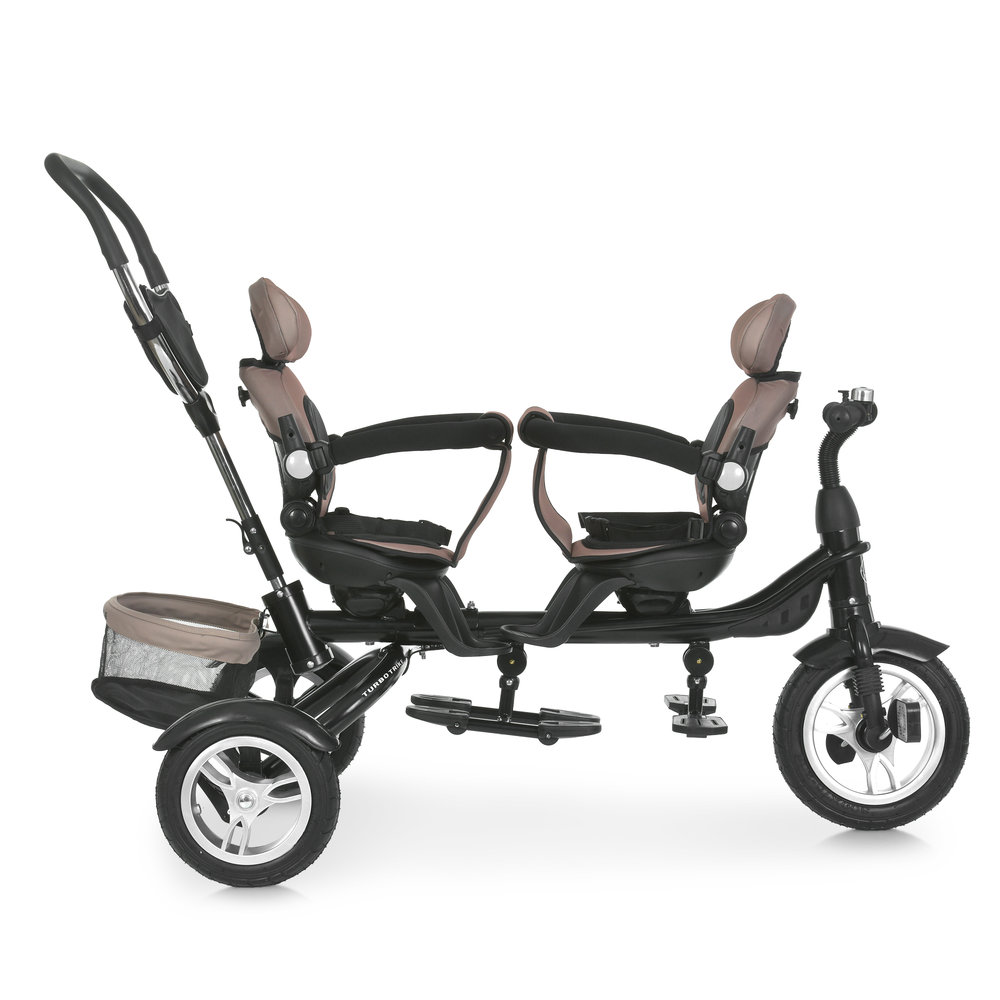 Велосипед дитячий триколісний для двійні Turbo Trike MT 1004DUOS-3