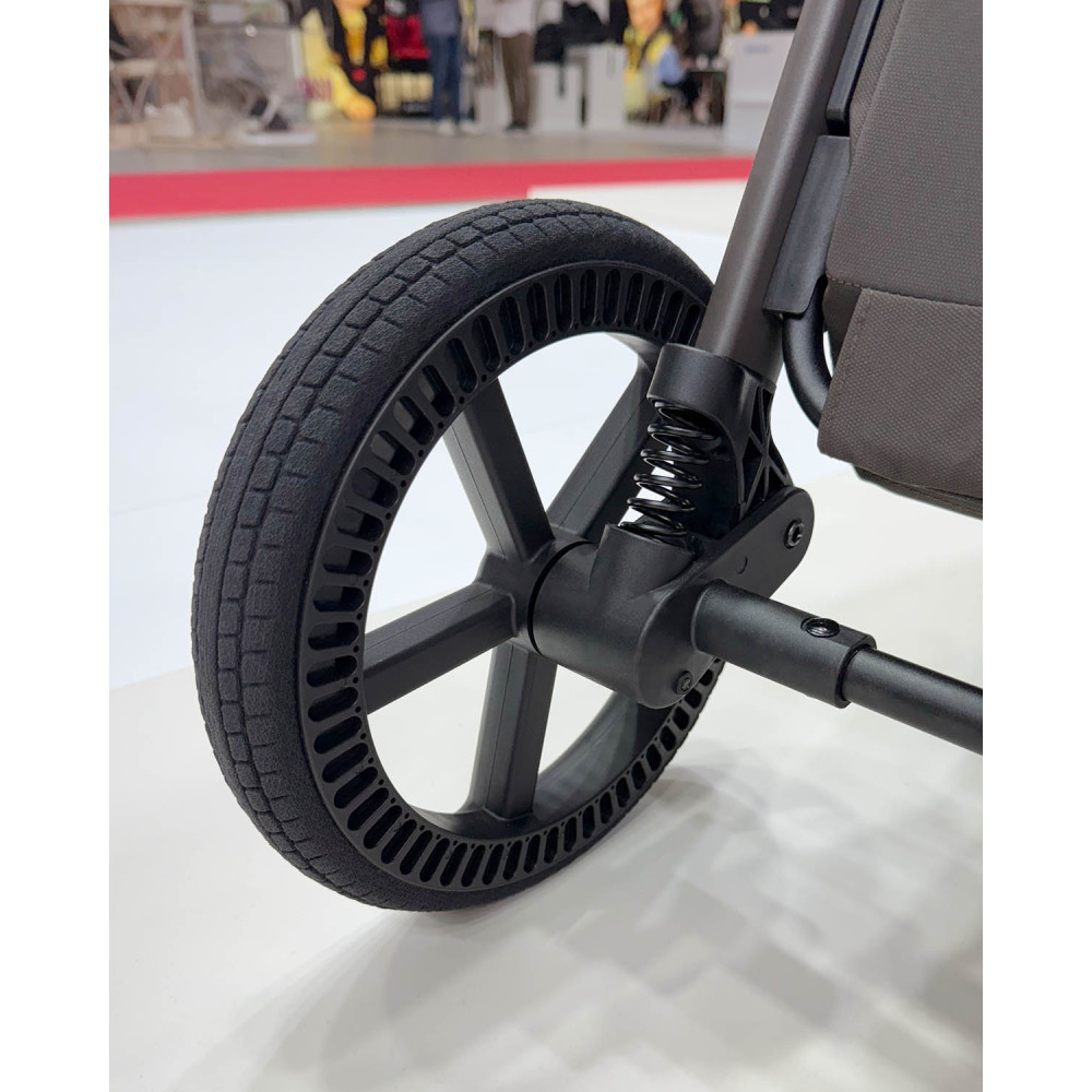 Carrello Bravo Lite Deluxe CRL-5529 - прогулянкова коляска з підсвіткою, всесезонний візок, телескопічне регулювання ручки, великі колеса, захист від сповзання, зручно складається • Midnight Blue