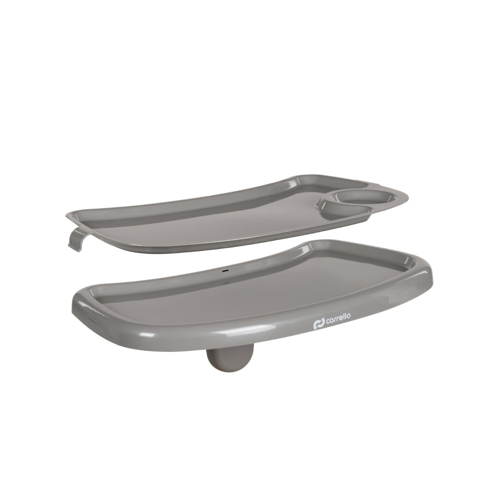 Carrello Junior CRL-1412 - стульчик для кормления на колесиках • Dark Grey