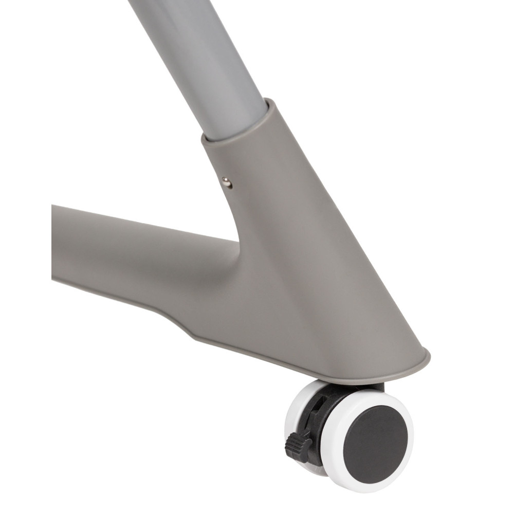 Carrello Junior CRL-1412 - стульчик для кормления на колесиках • Dark Grey