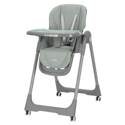 Carrello Junior CRL-1412 - стульчик для кормления на колесиках • Dark Green