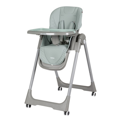 Carrello Junior CRL-1412 - стульчик для кормления на колесиках • Dark Green
