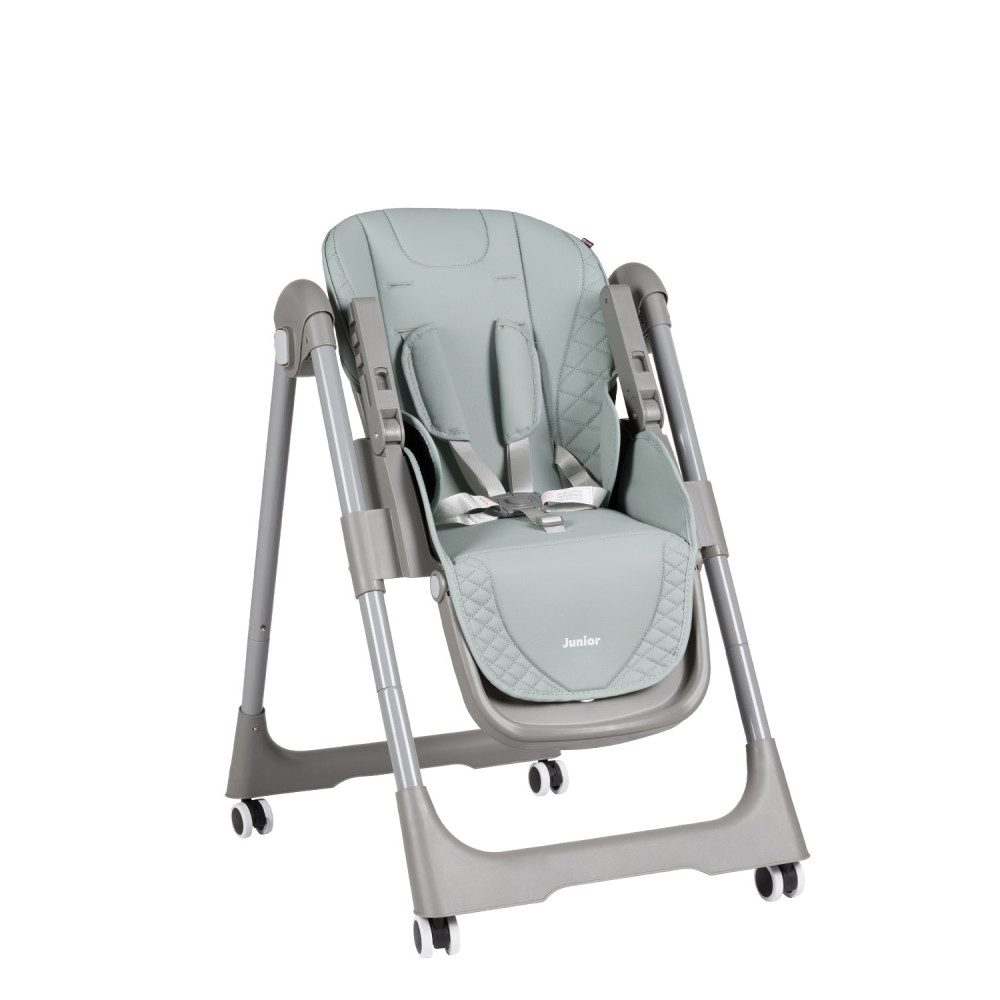 Carrello Junior CRL-1412 - стільчик для годування на коліщатках • Dark Green Carrello Junior CRL-1412 - стільчик для годування на коліщатках • Dark Green