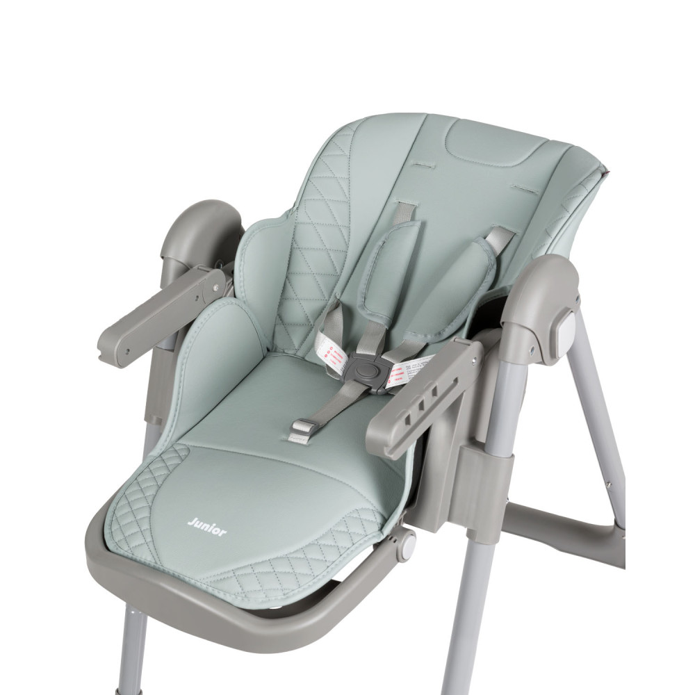 Carrello Junior CRL-1412 - стільчик для годування на коліщатках • Dark Green Carrello Junior CRL-1412 - стільчик для годування на коліщатках • Dark Green