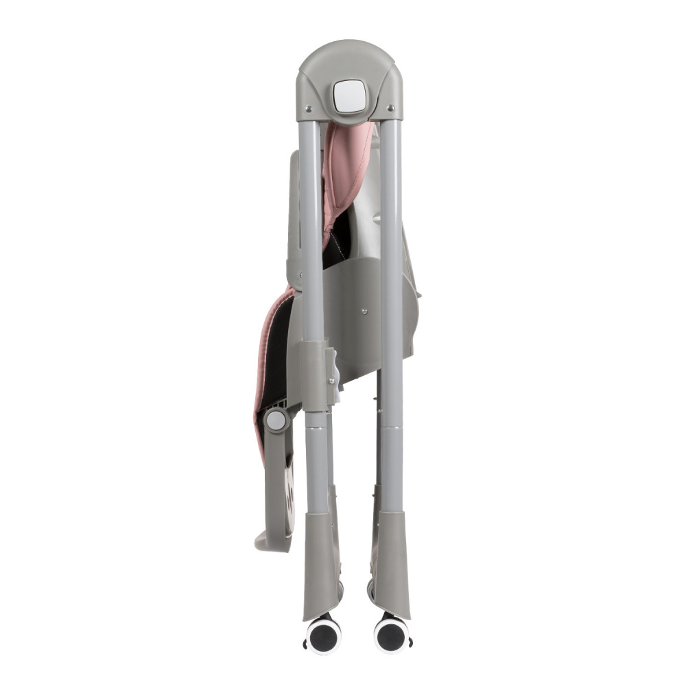 Carrello Junior CRL-1412 - стульчик для кормления на колесиках • Dark Pink