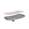 Carrello Junior CRL-1412 - стульчик для кормления на колесиках • Dark Pink