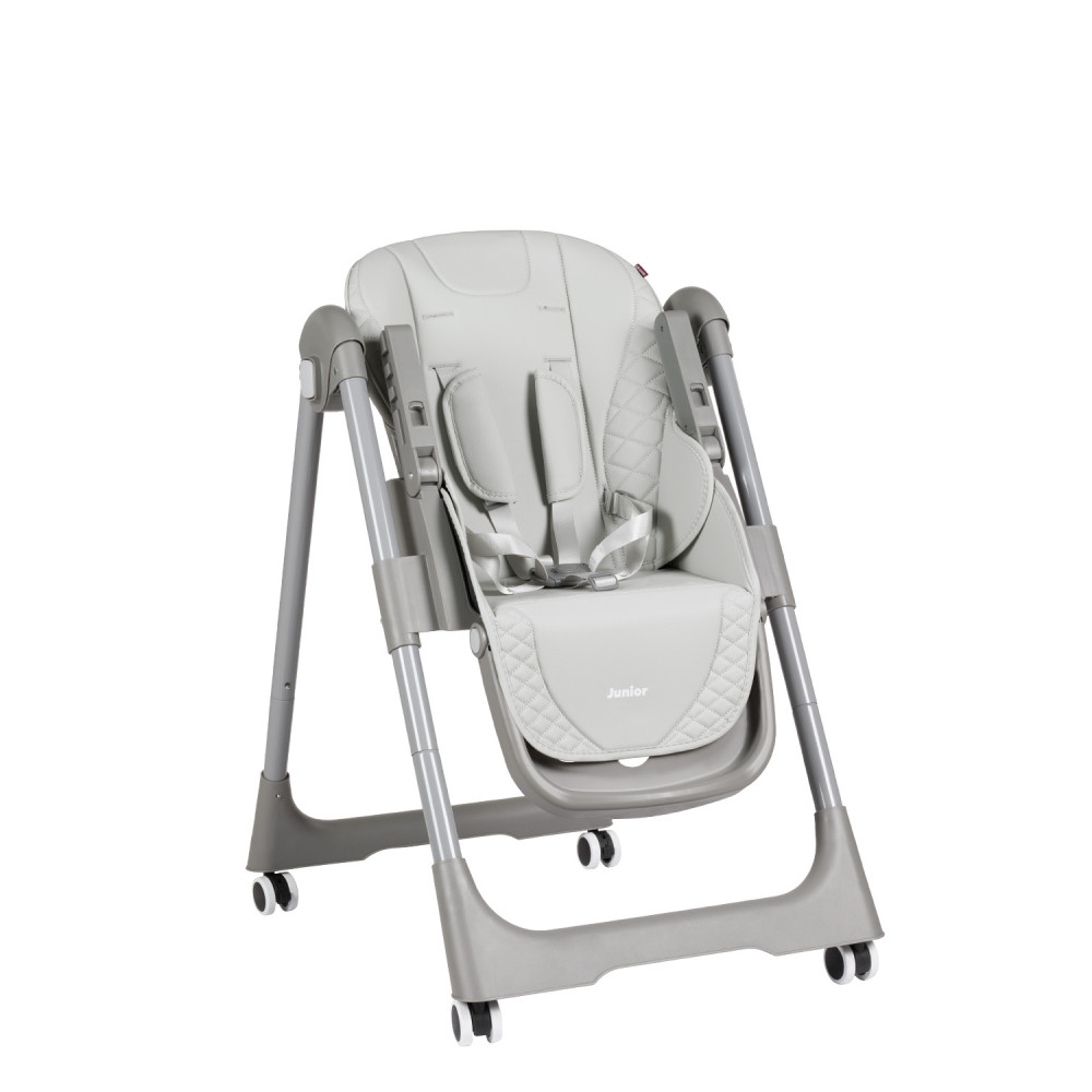 Carrello Junior CRL-1412 - стульчик для кормления на колесиках • Light Grey Carrello Junior CRL-1412 - стульчик для кормления на колесиках • Light Grey