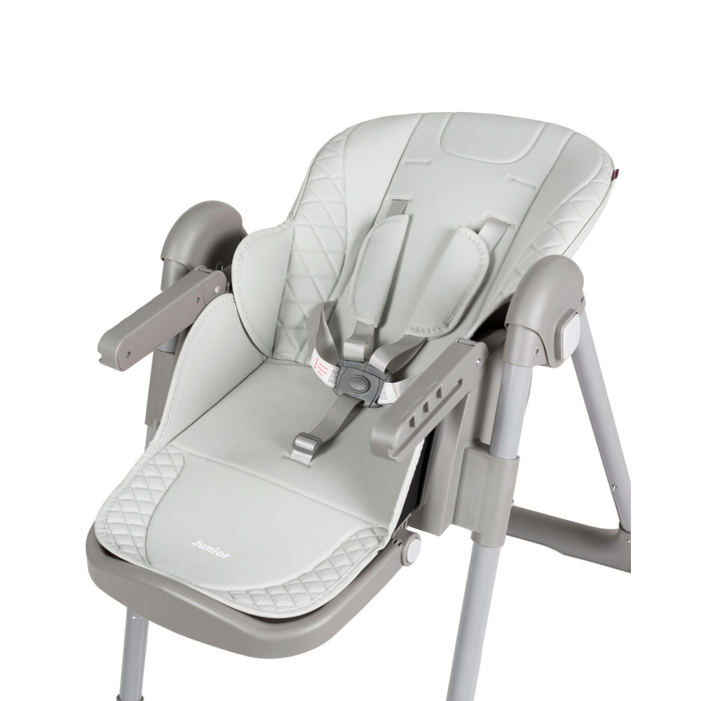 Carrello Junior CRL-1412 - стульчик для кормления на колесиках • Light Grey Carrello Junior CRL-1412 - стульчик для кормления на колесиках • Light Grey