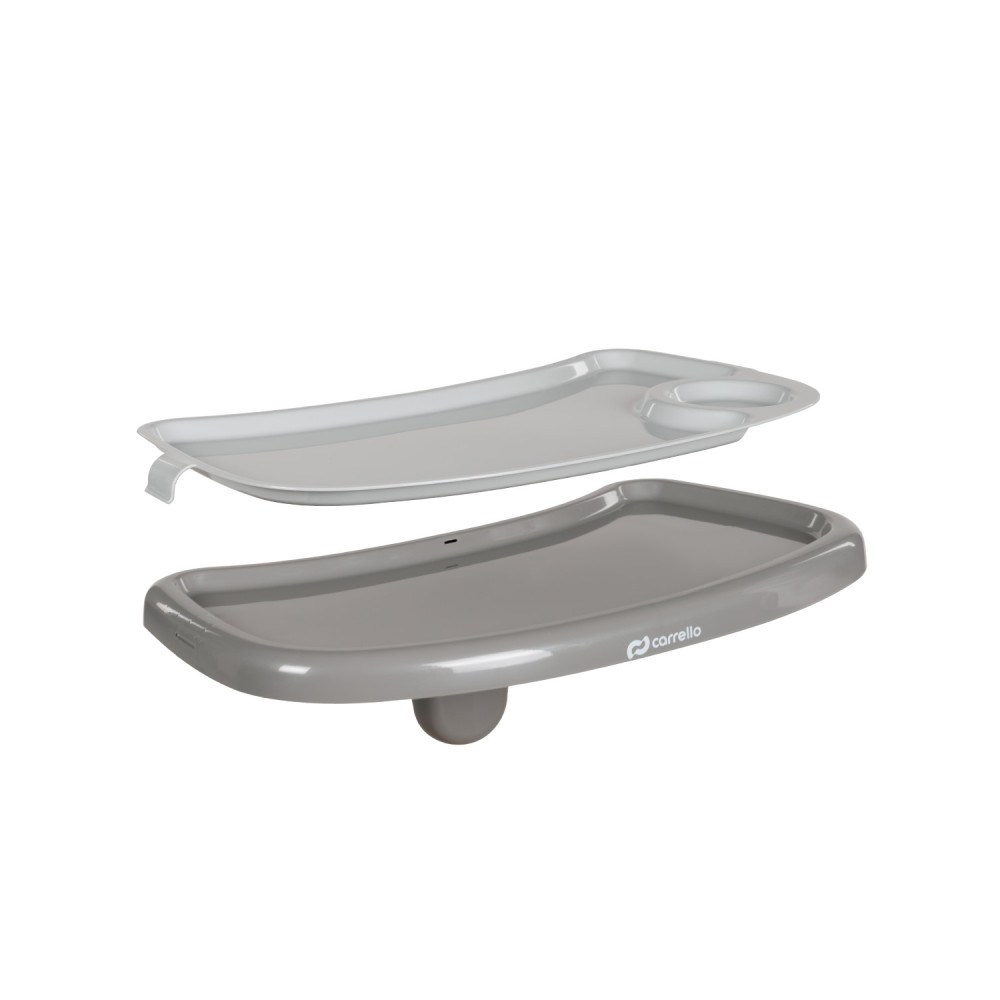 Carrello Junior CRL-1412 - стульчик для кормления на колесиках • Light Grey Carrello Junior CRL-1412 - стульчик для кормления на колесиках • Light Grey