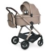El Camino Riviera ME 1183 - детская коляска 2в1, универсальная, 2 уровня высоты люльки и прогулочного блока, люлька с двойной вентиляцией • Affogato Beige