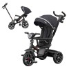 Tilly Dynamic T-3810 - детский трехколесный велосипед с родительской ручкой • Black