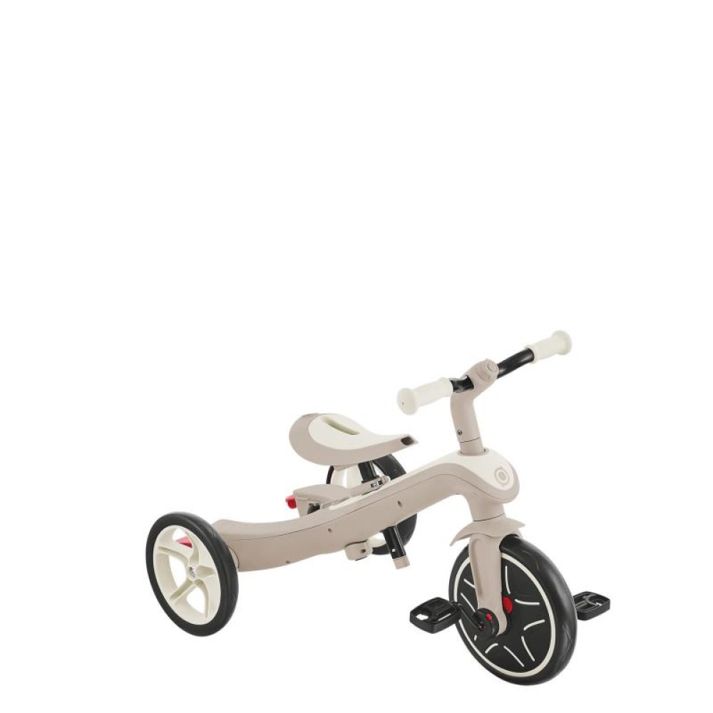 Globber Explorer Trike - детский трехколесный велосипед с родительской ручкой 4в1 • Кокос