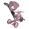 Globber Explorer Trike - детский трехколесный велосипед с родительской ручкой 4в1 • Пастельно-Сиреневый