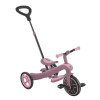 Globber Explorer Trike - детский трехколесный велосипед с родительской ручкой 4в1 • Пастельно-Сиреневый