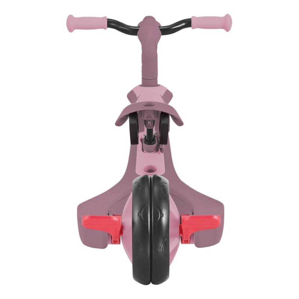 Globber Explorer Trike - детский трехколесный велосипед с родительской ручкой 4в1 • Пастельно-Сиреневый