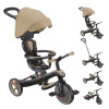 Globber Explorer Trike - детский трехколесный велосипед с родительской ручкой 4в1 • Песочный
