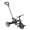 Globber Explorer Trike - детский трехколесный велосипед с родительской ручкой 4в1 • Песочный