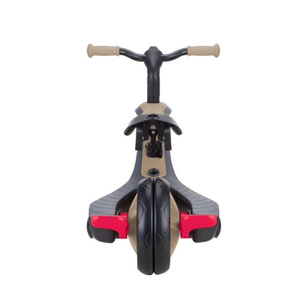 Globber Explorer Trike - детский трехколесный велосипед с родительской ручкой 4в1 • Песочный