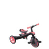 Globber Explorer Trike - детский трехколесный велосипед с родительской ручкой 4в1 • Розовый
