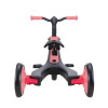 Globber Explorer Trike - детский трехколесный велосипед с родительской ручкой 4в1 • Розовый