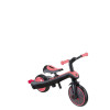 Globber Explorer Trike - детский трехколесный велосипед с родительской ручкой 4в1 • Розовый