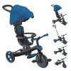 Globber Explorer Trike - детский трехколесный велосипед с родительской ручкой 4в1 • Синий