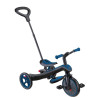 Globber Explorer Trike - детский трехколесный велосипед с родительской ручкой 4в1 • Синий