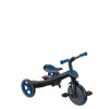 Globber Explorer Trike - детский трехколесный велосипед с родительской ручкой 4в1 • Синий