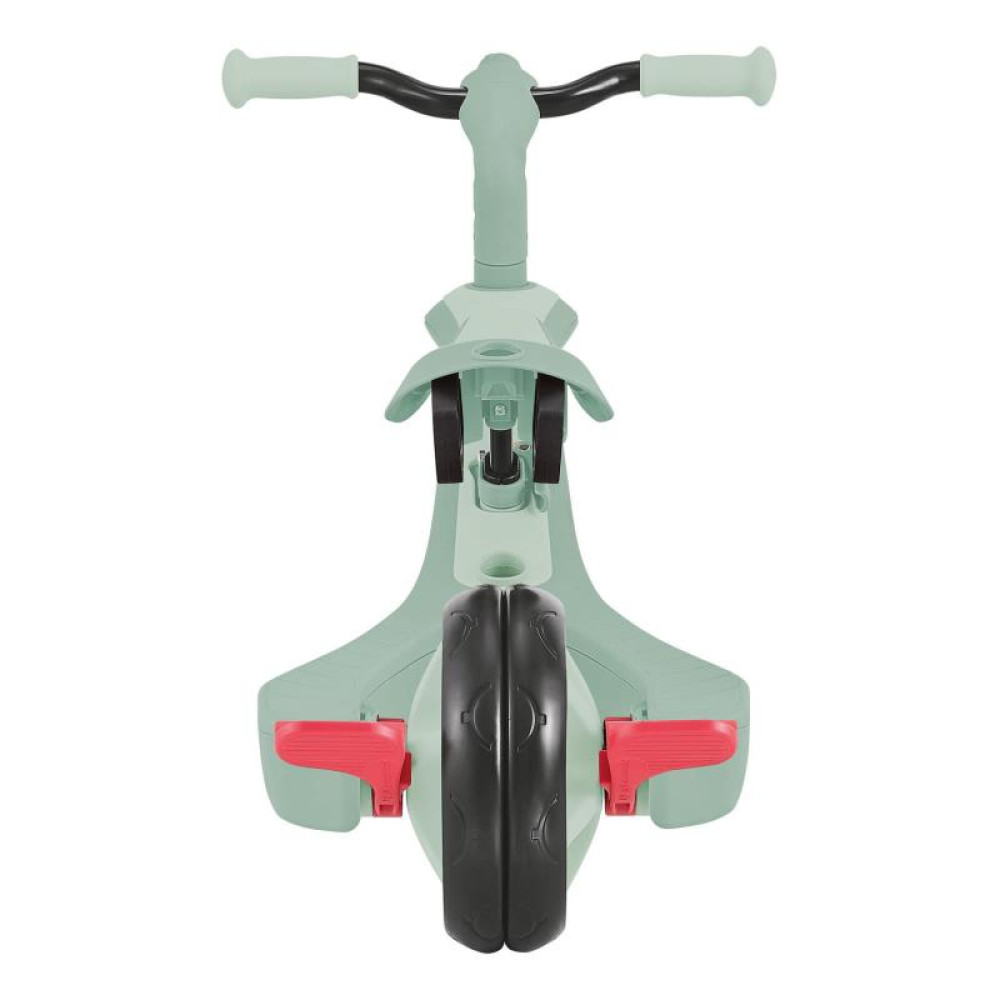 Globber Explorer Trike - детский трехколесный велосипед с родительской ручкой 4в1 • Фисташковый