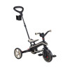 Globber Explorer Trike Foldable - детский трехколесный складной велосипед с родительской ручкой 4в1 • Песочный