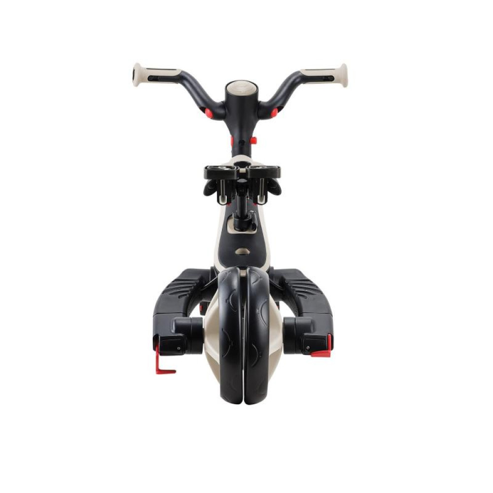 Globber Explorer Trike Foldable - детский трехколесный складной велосипед с родительской ручкой 4в1 • Песочный