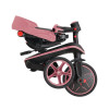 Globber Explorer Trike Foldable - детский трехколесный складной велосипед с родительской ручкой 4в1 • Розовый