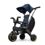 Doona Liki Trike S3 - складной детский трехколесный велосипед с родительской ручкой 5в1 (от 10 месяцев до 3 лет) • Deep Blue