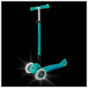 Globber Elite Lights - триколісний самокат, колеса з підсвіткою, до 50кг, 3+ • Смарагдово-Зелений