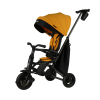 Qplay Nova+ Rubber - детский складной трехколесный велосипед с родительской ручкой • Desert Yellow