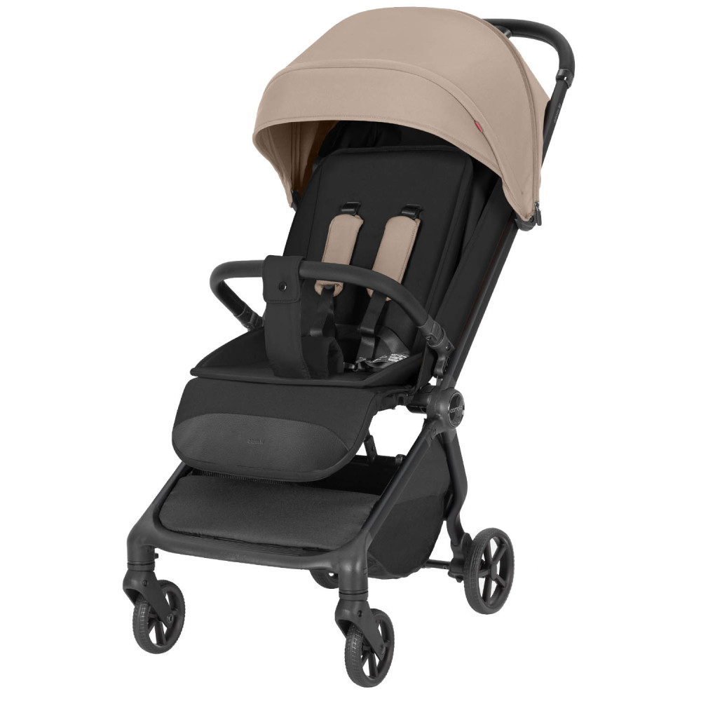 Carrello Atom S CRL-5526 - прогулянкова коляска з автоматичним складанням, компактний візок для подорожей, рюкзак для транспортування в комплекті • Evening Beige 2026
