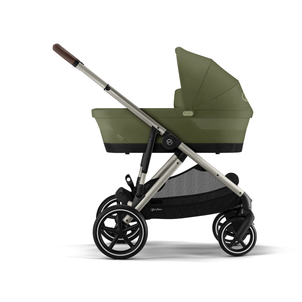 Cybex Gazelle S - прогулочная модульная коляска, более 20 возможных конфигураций, дополнительная съемная корзина • TPE Moss Green