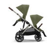 Cybex Gazelle S - прогулочная модульная коляска, более 20 возможных конфигураций, дополнительная съемная корзина • TPE Moss Green
