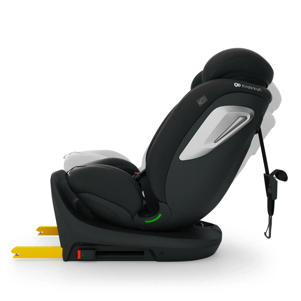 Kinderkraft i-Grow 2 Plus i-Size - поворотне автокрісло для дітей (0-12 років / 40-150 см) • Black (KCIGRO02BLKPL00)