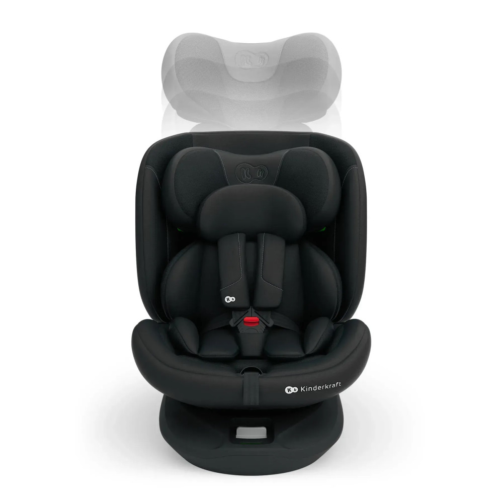 Kinderkraft i-Grow 2 Plus i-Size - поворотне автокрісло для дітей (0-12 років / 40-150 см) • Black (KCIGRO02BLKPL00)