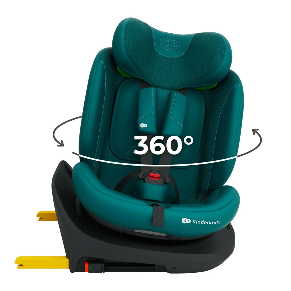Kinderkraft i-Grow 2 Plus i-Size - поворотне автокрісло для дітей (0-12 років / 40-150 см) • Green (KCIGRO02GREPL00) Kinderkraft i-Grow 2 Plus i-Size - поворотне автокрісло для дітей (0-12 років / 40-150 см) • Green (KCIGRO02GREPL00)