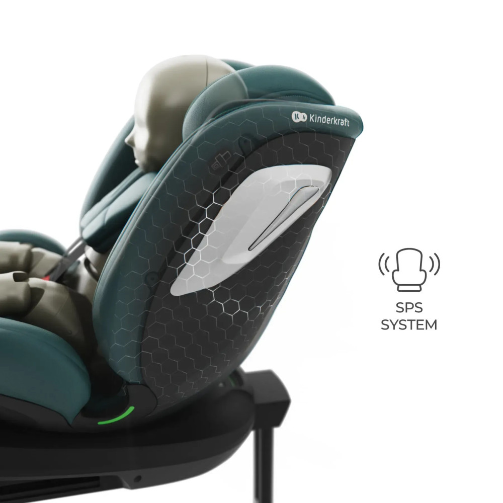 Kinderkraft i-Grow 2 Plus i-Size - поворотне автокрісло для дітей (0-12 років / 40-150 см) • Green (KCIGRO02GREPL00) Kinderkraft i-Grow 2 Plus i-Size - поворотне автокрісло для дітей (0-12 років / 40-150 см) • Green (KCIGRO02GREPL00)