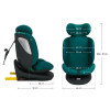 Kinderkraft i-Grow 2 Plus i-Size - поворотне автокрісло для дітей (0-12 років / 40-150 см) • Green (KCIGRO02GREPL00)