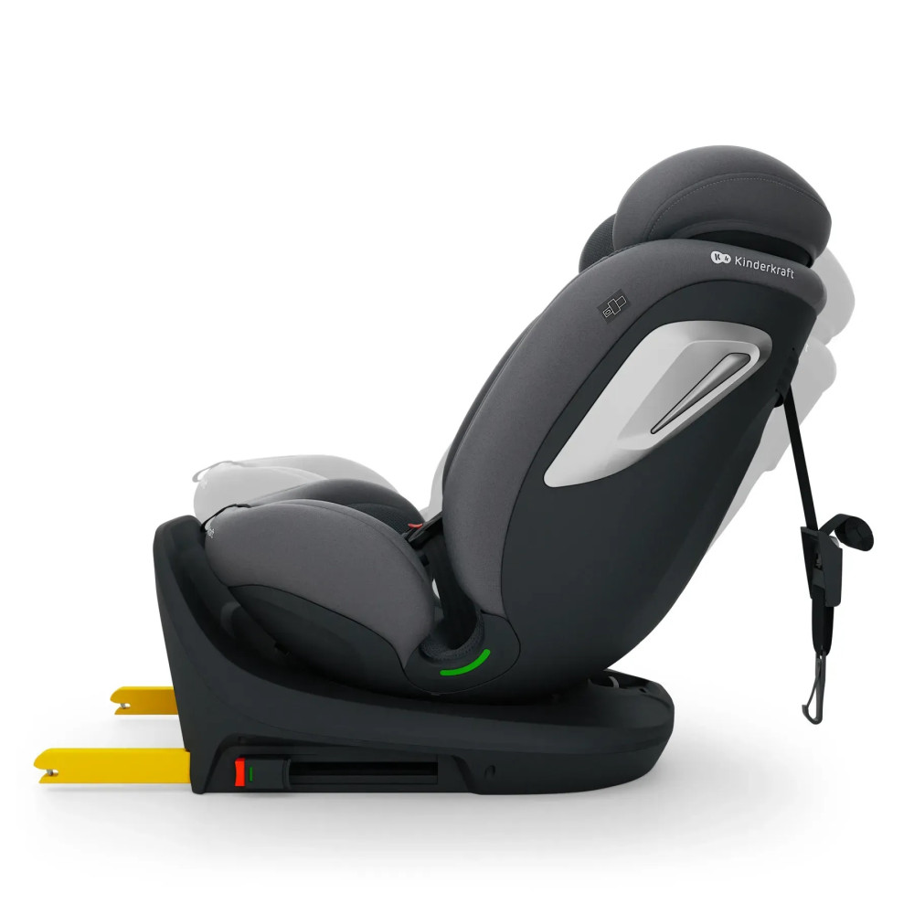 Kinderkraft i-Grow 2 Plus i-Size - поворотне автокрісло для дітей (0-12 років / 40-150 см) • Grey (KCIGRO02GRYPL00) Kinderkraft i-Grow 2 Plus i-Size - поворотне автокрісло для дітей (0-12 років / 40-150 см) • Grey (KCIGRO02GRYPL00)