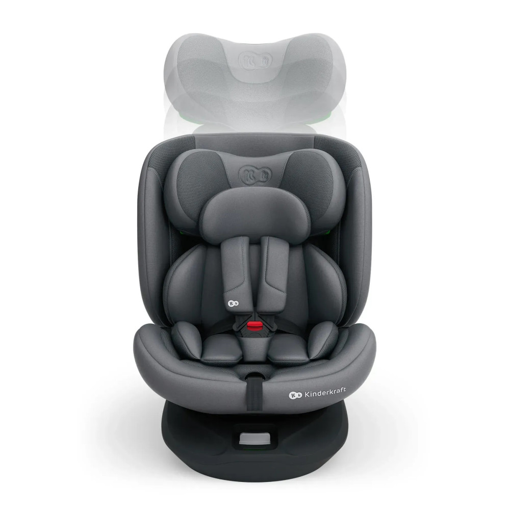 Kinderkraft i-Grow 2 Plus i-Size - поворотне автокрісло для дітей (0-12 років / 40-150 см) • Grey (KCIGRO02GRYPL00) Kinderkraft i-Grow 2 Plus i-Size - поворотне автокрісло для дітей (0-12 років / 40-150 см) • Grey (KCIGRO02GRYPL00)