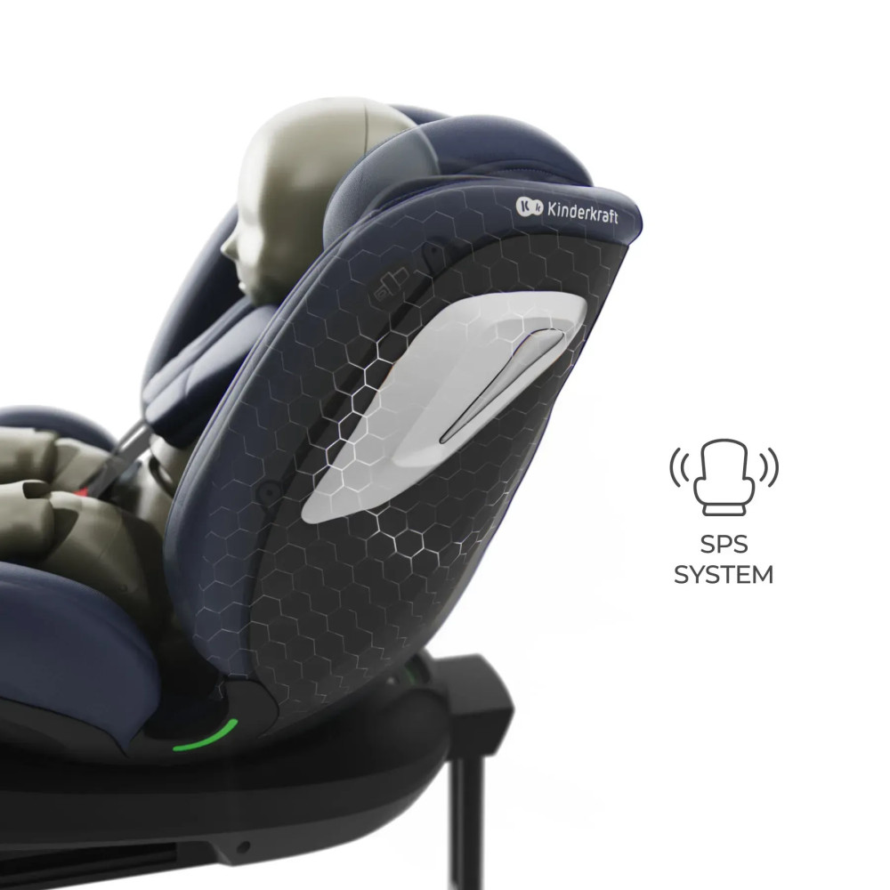Kinderkraft i-Grow 2 Plus i-Size - поворотное автокресло для детей (0-12 лет / 40-150 см) • Navy (KCIGRO02NAVPL00) Kinderkraft i-Grow 2 Plus i-Size - поворотное автокресло для детей (0-12 лет / 40-150 см) • Navy (KCIGRO02NAVPL00)