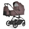 El Camino Persona ME 1091-2 - легкая детская коляска 2в1,  универсальная, двойная вентиляция в люльке, компактный прогулочный блок • Cocoa Brown