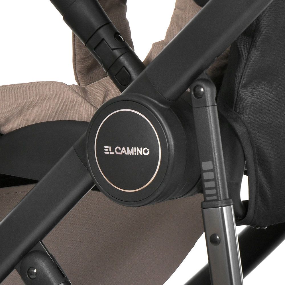 El Camino Coil ME 1190 - дитячий візок 2в1, універсальна коляска • Affogato Beige El Camino Coil ME 1190 - дитячий візок 2в1, універсальна коляска • Affogato Beige