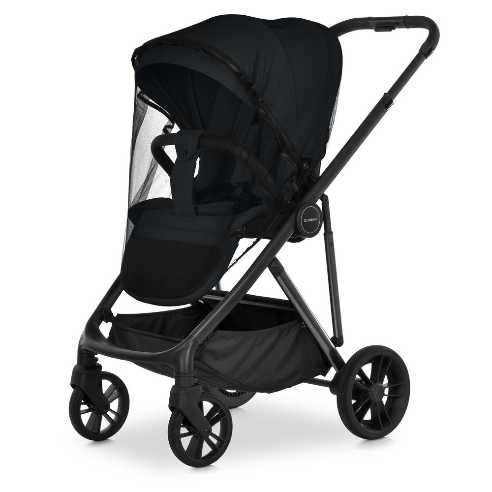El Camino Coil ME 1190 - дитячий візок 2в1, універсальна коляска • Black
